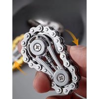 AliExpress AMZSTEM New Metal Sprockets Flywheel Fingertip Gyro Fidget Spinner Antistress Anxiety Bike Chains EDC Spinner Fidget Toys for Gifts