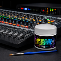50g MIRAVEXL Mixer Fader Grease + Brush, Professional Mixer Lubrication, Smooth Performance, Long-Lasting, Easy to Apply