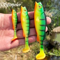 Spinpoler Vigour Perch Soft Bait Shad Swimbait 7cm/11cm/14cm UV Active Fishing Lure Pike Zander Freshwater Saltwater Fishing