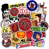 AliExpress GOGOTU 50PCS Rock Band Music Punk Stickers Graffiti DIY Guitar Motorcycle Skateboard Laptop Bike PVC Waterproof Decal Sticker Toys Gift