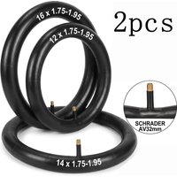 2pc 12 14 16 18 X 1.75 Kids Bicycle Inner Tube Schrader Valve AV32mm Child Bike Tyre Replacement Tubes Parts Cycling Accessories