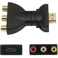 HD 1080P HDMI-compatible To RCA AV Composite Adapter Converter HDTV2AV Audio Video Cable HDTV To Red White Yellow For HD TV Box