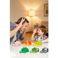 Cute Turtle Squishy Pop It Fidget Ball - Soft Silicone Stress Relief Squeeze Toy for Kids & Adults, Sensory Fidget Toy