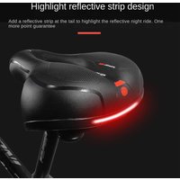Selle de vélo creuse et respirante pour hommes et femmes, selle de vélo de route et vtt, absorbant les chocs, confortable, siège de vélo à gros fesses