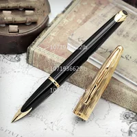 Outstanding Waterman High-end Pen Fountain Pen 18k Gold Nib Gold/silver Clip 0.5mm/0.7mm Business Writing Stationery Gift