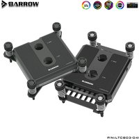 Barrow CPU Water Block Cooler CPU Use for AMD RYZEN AM3/ AM4 / POM / Brass Metal Top / A-RGB Light compatible 5V GND 3PIN Header