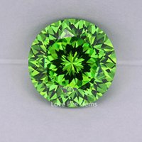 Pierre précieuse émeraude verte Tsavorite naturelle, coupe ronde, 11.0mm, 5.0 Cts, perles VVS pour la fabrication de bijoux