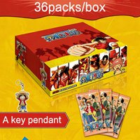 Bandai One Piece Anime Booster Box, Rare Cards Featuring Luffy, Zoro, and Ace from One Piece, Collectible Commemorative Cards, Perfect for Card Enthusiasts