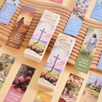 50 Pcs Bible Verse Bookmarks Inspirational Quote Set On Paper For Daily Encouragement Perfect Gifts For Readers & Believers