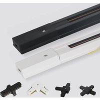 LED Track Light Rail 0.5M 1M 2 Wire Electrified Rail With Spots Led Track Lamp for Clothing Store Home Lighting Rails Spotlight