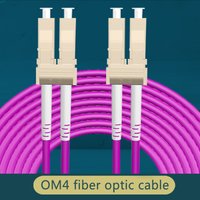 10G OM4 LC/UPC-LC/UPC Multimode Duplex 2.0mm Fiber Patch Cable LC Fiber Optic Patch Cord Optical Fiber Cable
