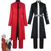Anime Tokyo Revengers Cosplay Costume Rindo Haitani Black Uniform Full Set Kurokawa Izana Red Trench Coat Outfits