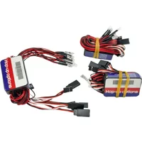 RC Car 12LED Smart Linkage Light Kit Simulation Turn Signal Brake Flash Light for 1/10 Scale Tamiya Drift Crawler Car Accessorie