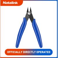 Natalink 5 Inch Ultra Sharp Compact Wire Cutters with Lightweight Portable Diagnoal Wire Cutter pliers for precise tip operation