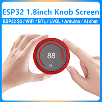 ESP32 S3 1.8 pouces écran tactile rond carte de développement d'écran rotatif affichage de bouton intelligent 1.8 pouces affichage LVGL pour Arduino