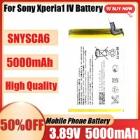 New SNYSCA6 3.89V 5000mAh Battery SNYSCA6 For Sony Xperia 1 Ⅳ/Xperia IV/Xperia 1V Battery +Tools