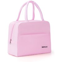 Solid Color Canvas Handbag Simple Reusable Large-capacity Lunch Bags Picnic Breakfast Bag Fresh Ice Packs Office Worker