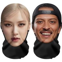 Full Face Mask Interesting 3D Printed Seamless Simulation Mesh Mask For Men Women 박채영 Apt Songs Party Supplies Cosplay Props