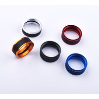 2pcs DIY Metal Ring for Carbon Tube Fishing Rod Accessories Seat Handle Connector Wheel Rod Decoration