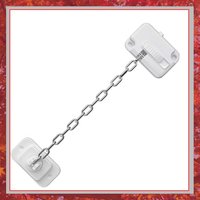 1-2Pcs Window Frame Safety Chain Lock Self Adhesive Window Limiter Lock No Drilling Adjustable for UPVC Wooden Sliding Window