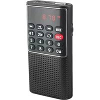 VIKEFON Portable Mini FM Radio Wireless Speaker MP3 Music Player with Recording Support Handsfree TF Card USB Headphone Play