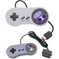 Wired Gamepad for SNES/SFC,Adaptation Genuine SNES/SFC Game Console, Gamepad Handle for Super Nin-tend-o Game Console