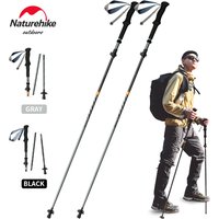 Naturehike kije wspinaczkowe Ultralekkie składane kijki trekkingowe na zewnątrz kijki turystyczne składane kije z szybką blokadą kije z włókna