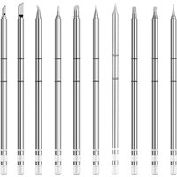 T12 Electric Soldering Iron Tips T12-K B2 BL I ILS JL02 D24 KF BC2 BC3 C4 Tip Kits For Hakko fx951 Micro DIY Soldering Station