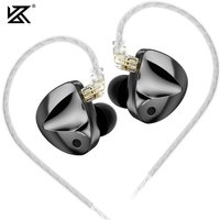 KZ D-Fi Earphones HIFI Bass Earbuds Monitor 4-Level Tuning Switch Headphone Sport Stereo Sound Noise Reduction Headset