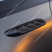 Side Vent Air Flow Intake Hood Fender Bonnet Cover Trim For Mercedes-Benz C-Class W206 C200 C260 C43 AMG C63 2022-2025 Body Kits