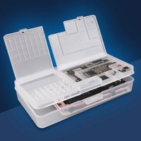 SUNSHINE SS-001A Multifunktions-Kunststoff-Aufbewahrungsbox für die Reparatur von Mobiltelefonen, Motherboard, IC-Reparaturteilen, Sammler
