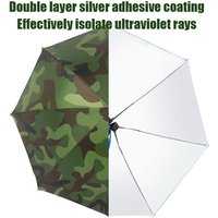 Folding Fishing Umbrella Rainproof Sun Protection Wind-resistant Thickened Adjustable Outdoor Large Fish Umbrella Headwear