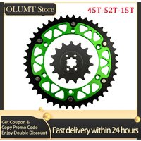 Road Passion Motorcycle 520 45T-52T 15T Front & Rear Sprocket For KAWASAKI KX125 KDX200 125 KX 125 200 KDX 200 1985-1993 1983