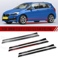 FOR F10 F11 F22 F23 F44 F45 F46 520i 528i 535i 2M Car Side Skirt Extension Plate Lip Separator Bumper 2.18M Racing Side Spoiler