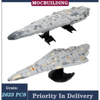 MOC UCS Resistance Fleet Model Building Blocks MC85 Bunkerbuster Space Cruiser Technology Bricks Toy DIY Display Kid Collection