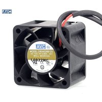 1Pcs 4028 40mm Double Ball Bearing Fan DB04028B12U 1U Server Chassis Cooling Fan 12V 0.66A 40*40*28mm For AVC