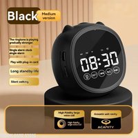 LED Alarm Clock GGE Long Standby Bluetooth Speaker Crescendo Ringtone Memory Card Insert Home Decor Digital Alarm Clock