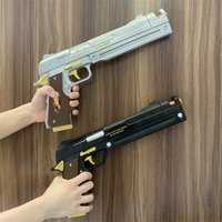 DMC Dante Gun Ebenholz Elfenbein Weiß Revolver Waffe Doppelpistolen 1:1 Cosplay Schwert Rollenspiel Modell Geschenk Gummi Kein Schießen
