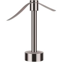 * Portable Stainless Steel Fly Repellent Fan Silent Battery Power Automatic Fly Trap Keep Flies Away Table Pest Fan Home Outdoor