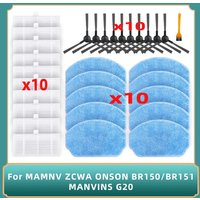 For MAMNV ZCWA ONSON BR150/BR151 MANVINS G20 / Kabum Smart 100 / Midea VCR04W / IRBIS Bean 0121 Side Brush Cloths Filter Parts