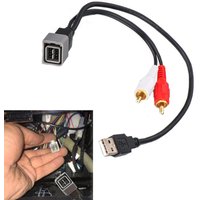 Radio 8 Pin interface USB Port Input Retention Cable for Nissan Car Audio Replacement