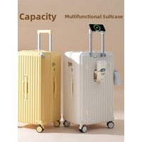 Large Capacity Thickened Aluminum Frame Luggage Bag Women's Travel Suitcase Carry-On Bag 20 Inches Fashionable Casual Backpac...