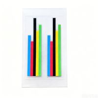 AliExpress NONE 2pcs UCI Champion Rainbow Sticker Waterproof and Reflective Bike Frame Decals Front Fork Top Tube Handlebar Sticker Decoration