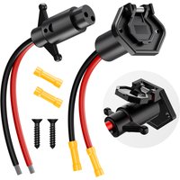 Drag motor plug, 12V-24V 8/10 Gauge 2 Wire Trolling Motor ,universal boat motor quick connection socket