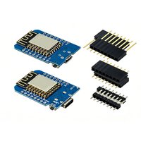 1pcs ESP8266 D1 Mini WIFI Development Board ESP-12F Wemos D1 Mini Nodemcu Lua Iot Board 3.3V Met Pins TYPE-C/Micro USB XCW