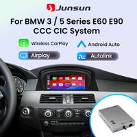 Adapter Junsun Wireless CarPlay Android Auto do BMW serii 3/5 E60 E61 E62 E63 E90 E91 E92 E93 CCC/CIC MirrorLink