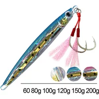 60g-200g 3D Print Majorcraft Artificial Vertical Spoon Bait Carp Spinning Sea Fishing Items Metal Fast Sinking Jigpara