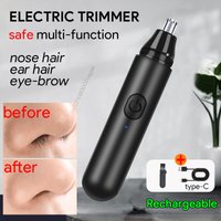 NEW Electric Nose Hair Trimmer Ear Hair Trimmer Eye-brow shaping Professional Safe Painless Portable For Business Trip And Home