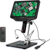 Andonstar AD409 HDMI Digital Microscope 10.1‘’ LCD Screen Soldering Microscope 300X USB Electronic Microscope for PCB Soldering