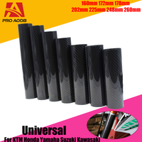 For KTM Honda Yamaha Kawasaki Suzuki CRF CR YZF 160mm 172mm 202mm 225mm 260mm Carbon Fiber Front Fork Guard Wrap Cover Motocross
